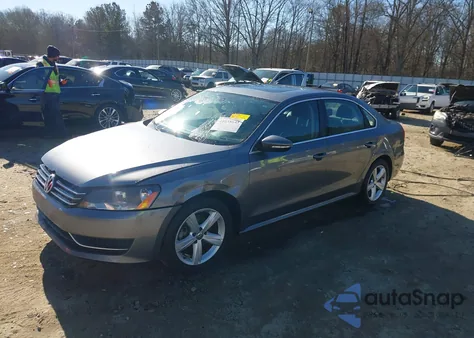 2012 Volkswagen Passat 2.5L Se from USA, damaged, VIN 1VWBH7A3XCC090390